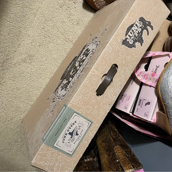 BNIB Sold Out! Junk Gypsy Lane Vagabond Cowboy Boots size 8 Brown 🔥 🔥🔥 - Picture 10 of 11